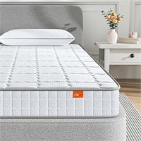 SEALED - Maxzzz Mattress Twin, 6 Inch Hybrid Bed M