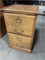 Wooden 2 Drawer Filing Cabinet