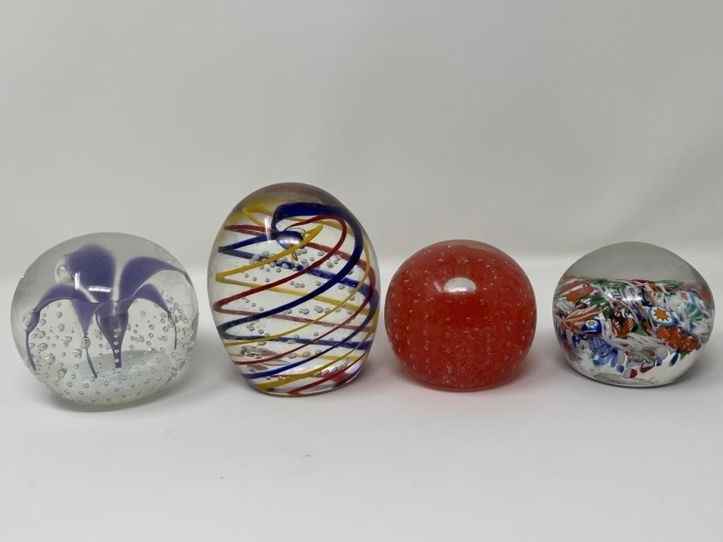 4 Gentle Glass Co. Paperweights & More