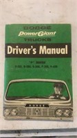 Vintage Dodge Power Giant Trucks Driver’s Manual