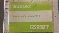 1980 Suzuki GS250T Owner’s Manual