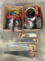 Saws, Tools, Industrial Wheels.