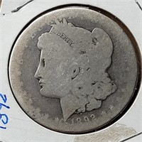 1892 S MORGAN SILVER DOLLAR 26G