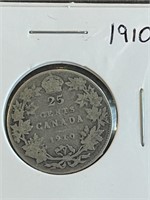 Canada 1910 Quarter