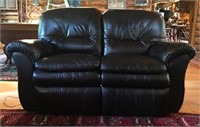 Chocolate Brown Love Seat Leather Recliner