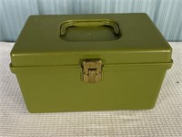 Vintage Green Sewing Caddy
