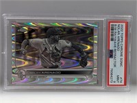 2022 Topps Chrome Sonic B&W Raywave Arenado PSA 9