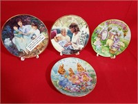 Four Avon Miniature Plates