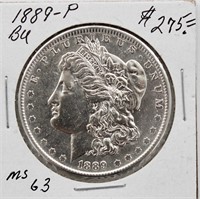 1889-P BU Morgan Silver Dollar Coin