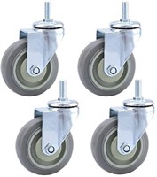 SIZE 4 INCHES 4PCS CASTER WHEELS W/BRAKE