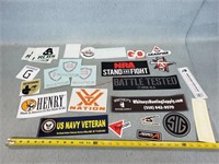 Navy & Gun Related Stickers