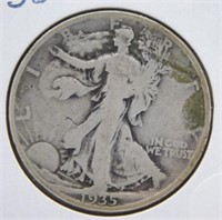 1935-S Standing Liberty Half Dollar.