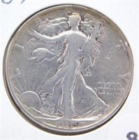 1939-D Standing Liberty Half Dollar.