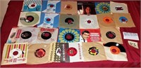 810 - VINTAGE 1960'S 45 RPM RECORDS W/SLEEVES