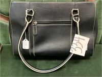 BLACK WILSON LEATHER PURSE - GREAT CONDITION -