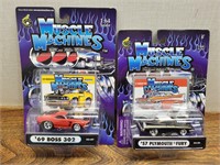 NEW 2 MUSCLE Machines 69 Boss302 +57 Plymouth Fury