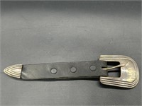 Sterling Silver Trimmed Belt Buckle, 
TW 59.42g