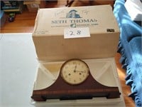 Seth Thomas mantle clock in box