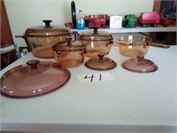 Visions cookware seven pieces