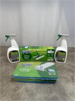 Swiffer Dry and Wet Mop Clothes and Bona Floor