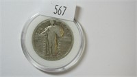 1926 S Walking Liberty Silver Quarter