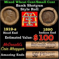 Small Cent Mixed Roll Orig Brandt McDonalds Wrappe