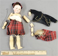 Antique German Steiner Bisque Head Doll