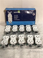 Leviton 15A-125V Outlets 10pk