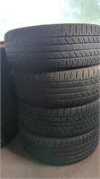 (4) Douglas M&S 225/55R18 tires