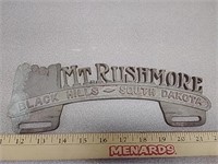 Old Mt Rushmore License Plate Topper