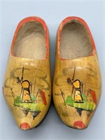 Dutch Wooden Clogs / Shoes - Folk Art