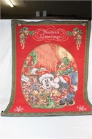 Disney Mickey & Minnie Christmas Tapestry