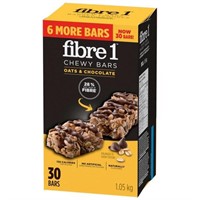 30-Pk Fibre 1 Chewy Bars Oats & Chocolate, 35g