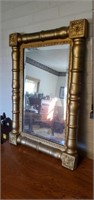 Gold guilded heavy mirror approx 24 x 34 inches