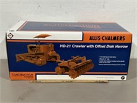 1ST GEAR ALLIS-CHAMBERS HD-21 CRAWLER W/ HARROW