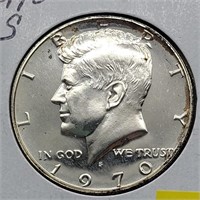 1970 S KENNEDY HALF DOLLAR PROOF