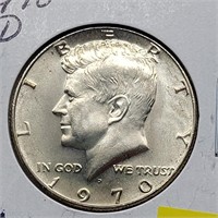 1970 D KENNEDY HALF DOLLAR