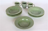 Green Bowls, Cups
