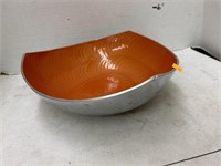 Orange Decor Serving Bowl