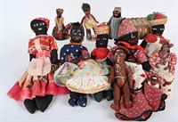 LOT of VINTAGE AFRICAN AMERICAN DOLLS & MORE