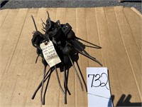 Black Rubber Rake Tine 45.300.114