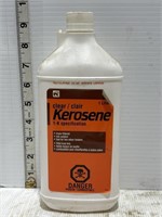 Bottle of clear kerosene