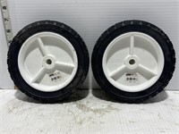 2 lawnmower 7" plastic wheels