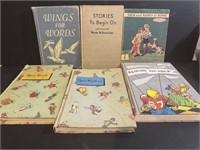 Six Assorted Reader Books 1940's-50's