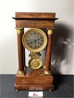 Vintage French Portico Clock