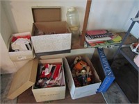 all box lots of misc items incl:halloween