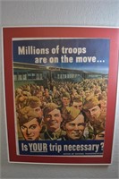 Millions of Troops are on The Move Poster