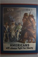 Americans Will Always Fight for Liberty Poster
