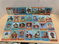 Topps Football cards, 1971 (lot of 28)