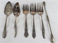 Silver plated serving utensils WM Rogers & Son